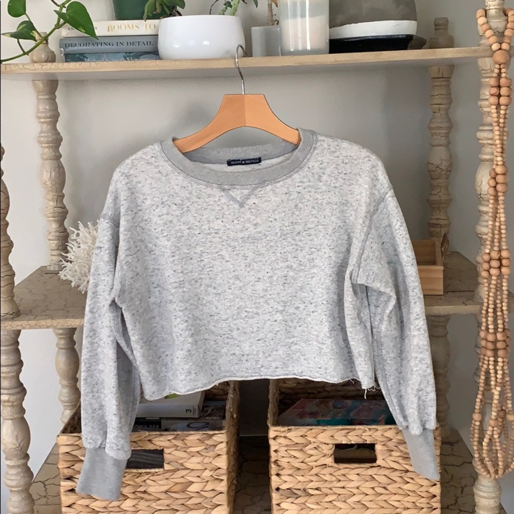 Brandy Melville cropped sweatshirt